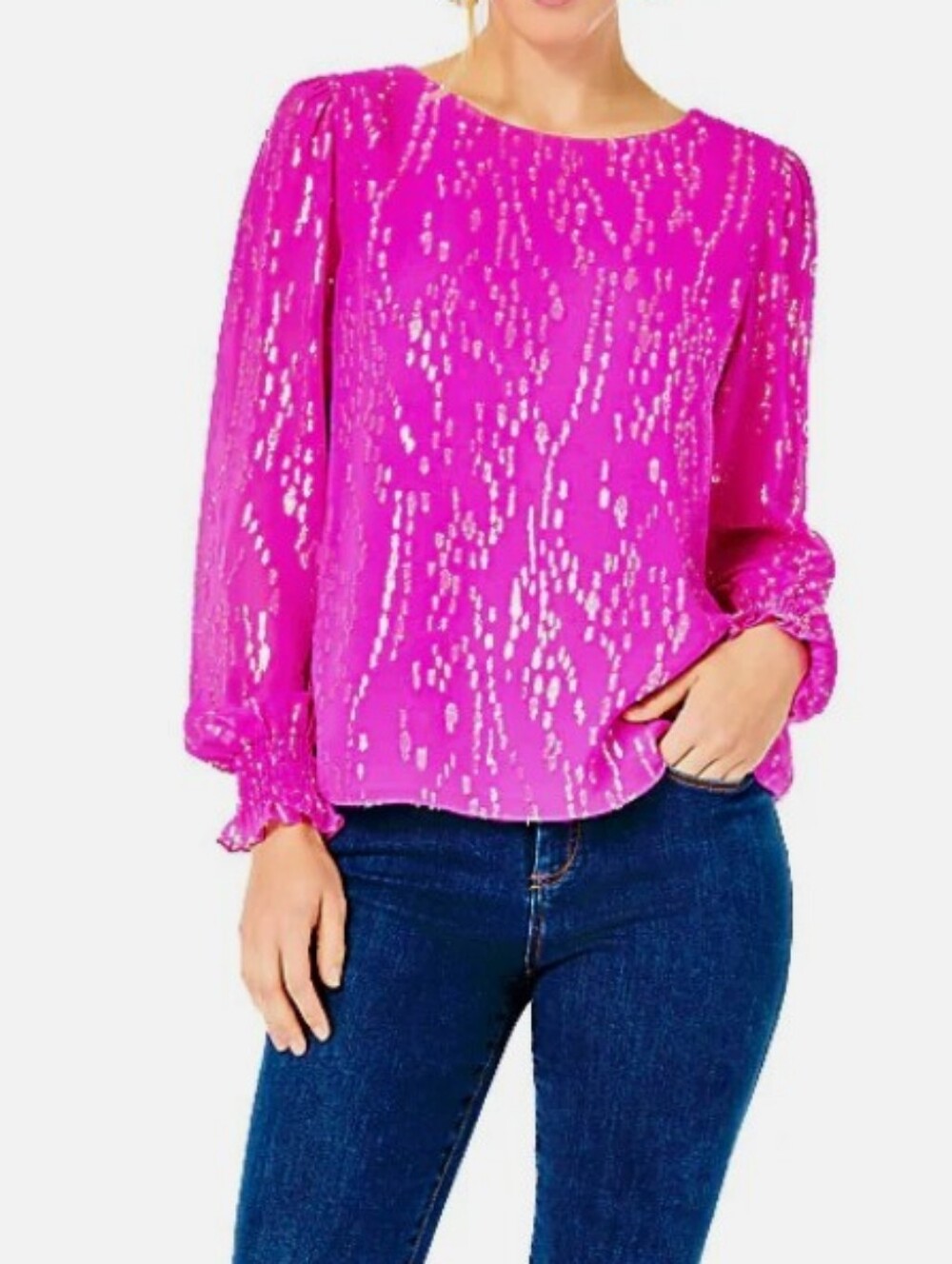 Lilly Pulitzer Idina Silk Blouse